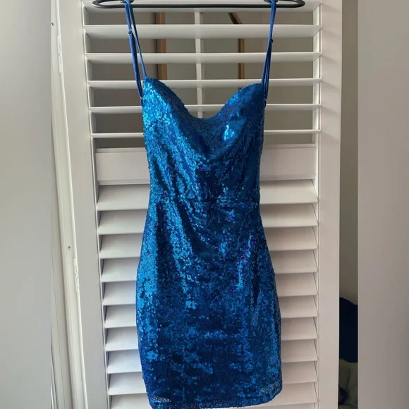 Lucy in the Sky Starstruck Strappy Dress NWOT - Picture 3 of 5